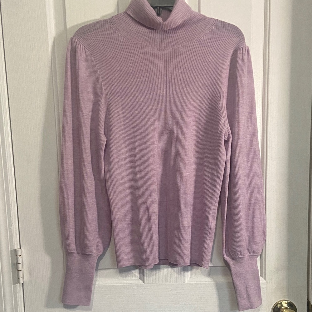J. Crew Lilac Turtleneck Sweater